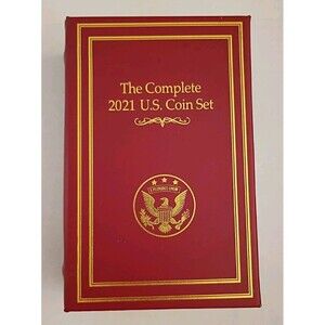The Complete 2021 U.S. Coin Set Uncirculated Danbury Mint - All Pieces Included